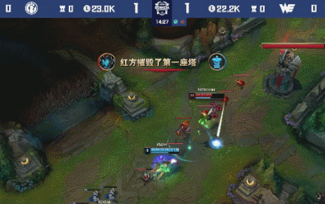 ?2022德玛西亚杯:Tianzhen波比锤锤到肉 iG翻中翻偷家拿下首局