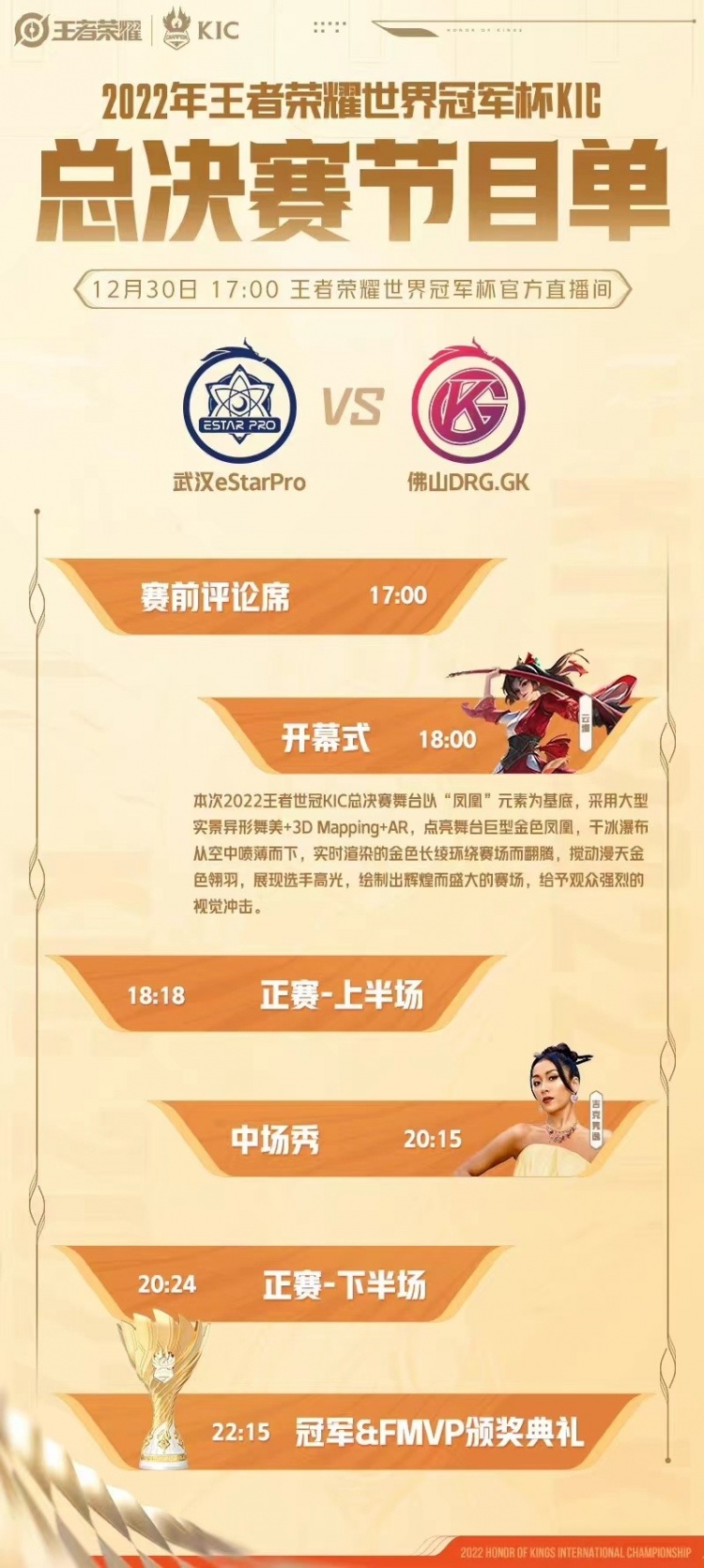 王者世冠总决赛首发名单：eStarPro.花海迎战佛山DRG.GK鹏鹏