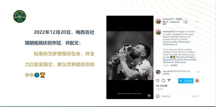 浙江FC召开年度总结会，引用梅西捧杯照：全力以赴，世界在你手中