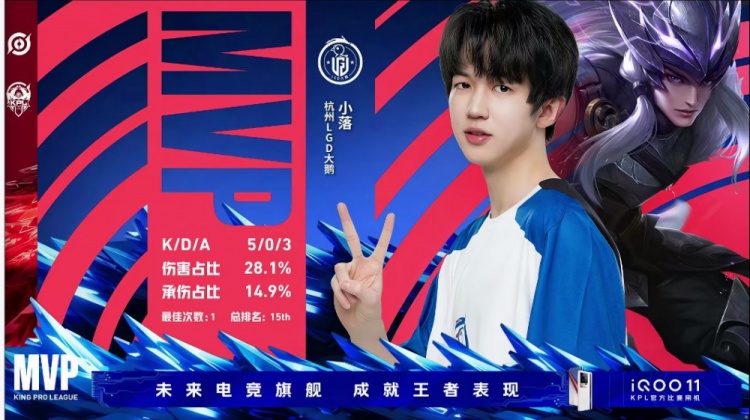 ?小落逆版本马超完美收割带队取胜！LGD 3-1 VG拿下胜利