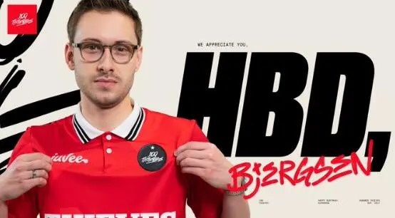 100T官推发文为Bjergsen庆生:祝传奇选手生日快乐