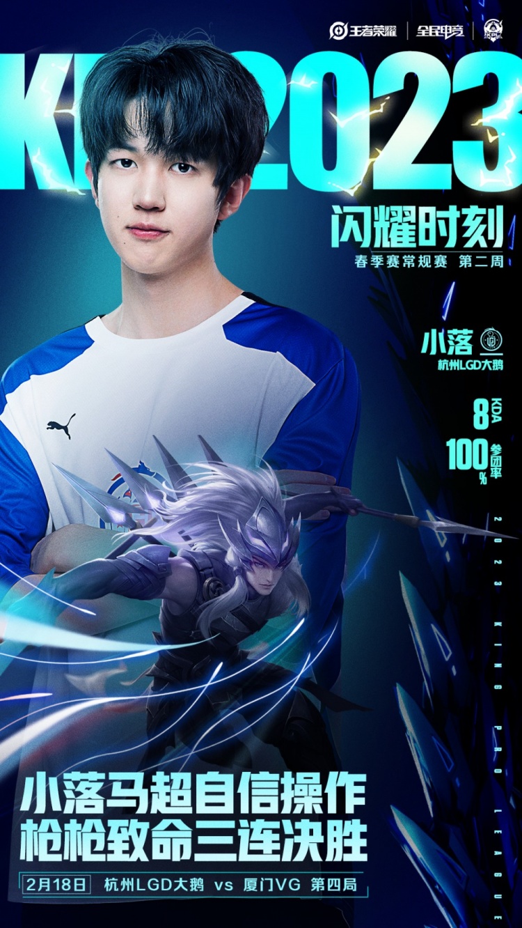 KPL第二周闪耀时刻：狼队.小胖 露娜如入无人之境