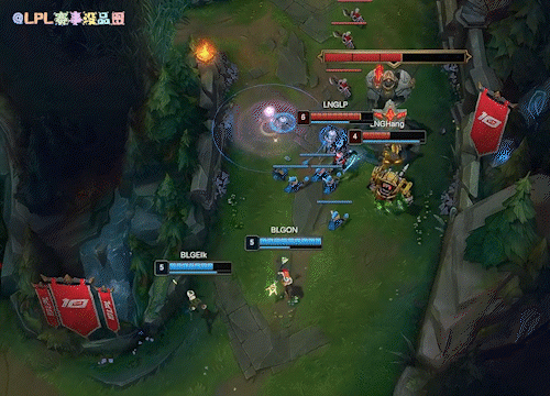 LPL赛事没品图:Tarzan比了个长方形