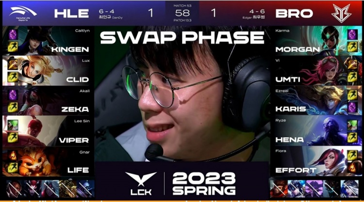 ?3分钟5K经济优势Clid招牌盲僧攻守双备 HLE温水煮青蛙击败BRO