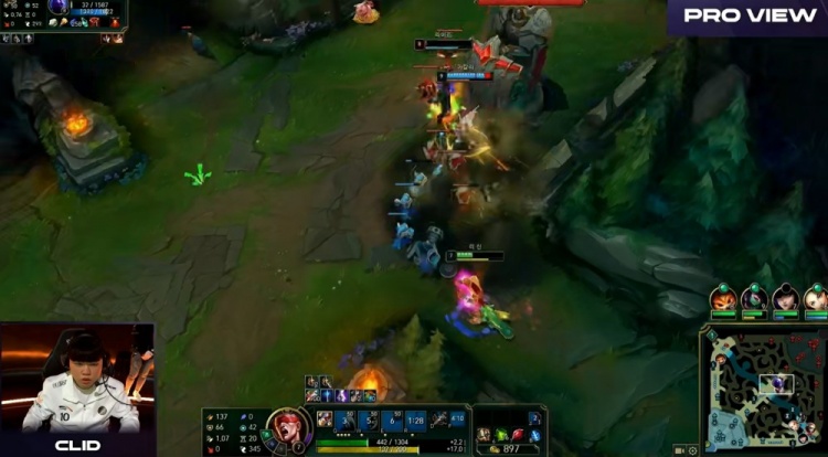 ?3分钟5K经济优势Clid招牌盲僧攻守双备 HLE温水煮青蛙击败BRO