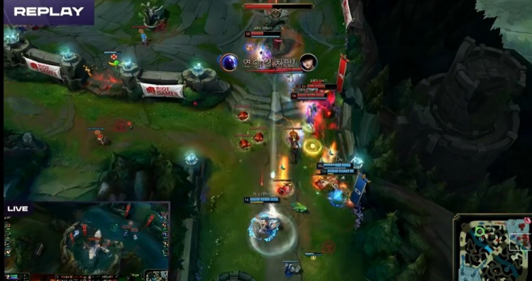 ?3分钟5K经济优势Clid招牌盲僧攻守双备 HLE温水煮青蛙击败BRO