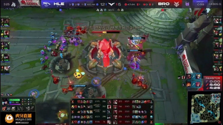 ?3分钟5K经济优势Clid招牌盲僧攻守双备 HLE温水煮青蛙击败BRO