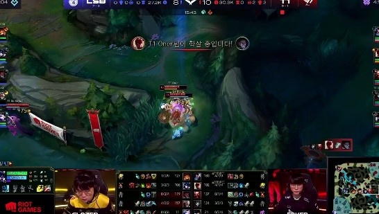 ?LCK:Zeus再秀上单亚索 小吕布烬精准架狙收割 T1 2-0LSB