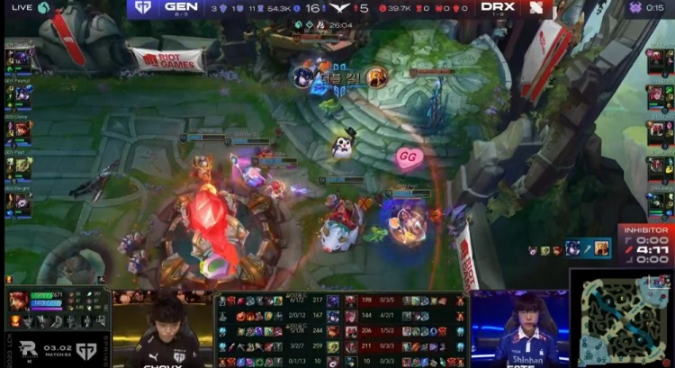 ?中下打不过上路没法子反观Chovy安妮能抗能输出 GEN拿首局