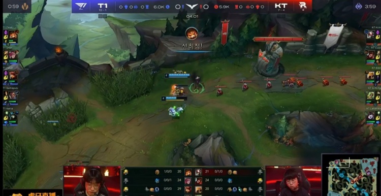 ?前任4之Oner对位暴打Cuzz T1全线出击多点开花轻松拿下首局