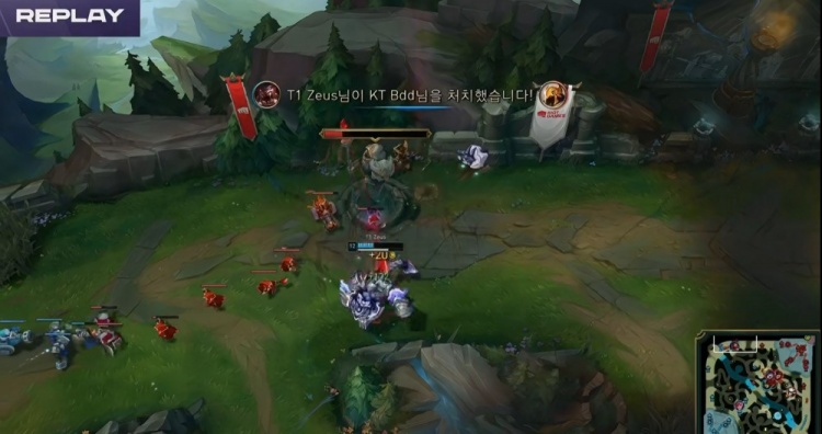 ?前任4之Oner对位暴打Cuzz T1全线出击多点开花轻松拿下首局