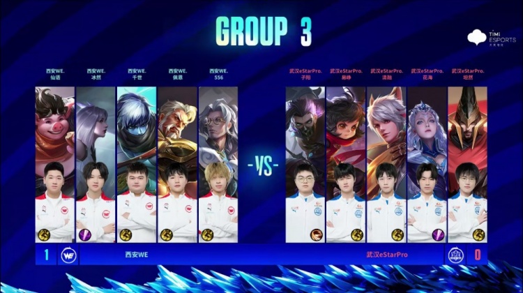 ?清融百里百发百中狙翻WE! eStar将比分扳至 1-1