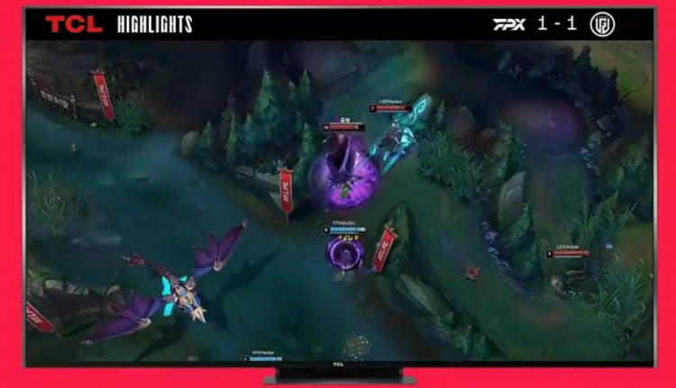 FPXvsLGD第二局高光时刻:Jinjiao艾希冷箭突袭扳回一城