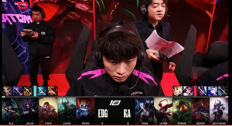 ?女警体系节奏压制Ale冥界卫士死亡点名 EDG滚雪球拿下首局