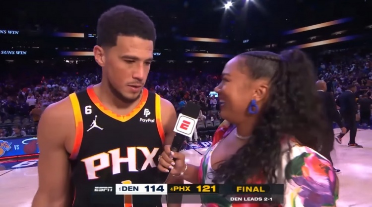 布克谈KD的侵略性：这对我们非常重要 我和他对位过 知道他很难防