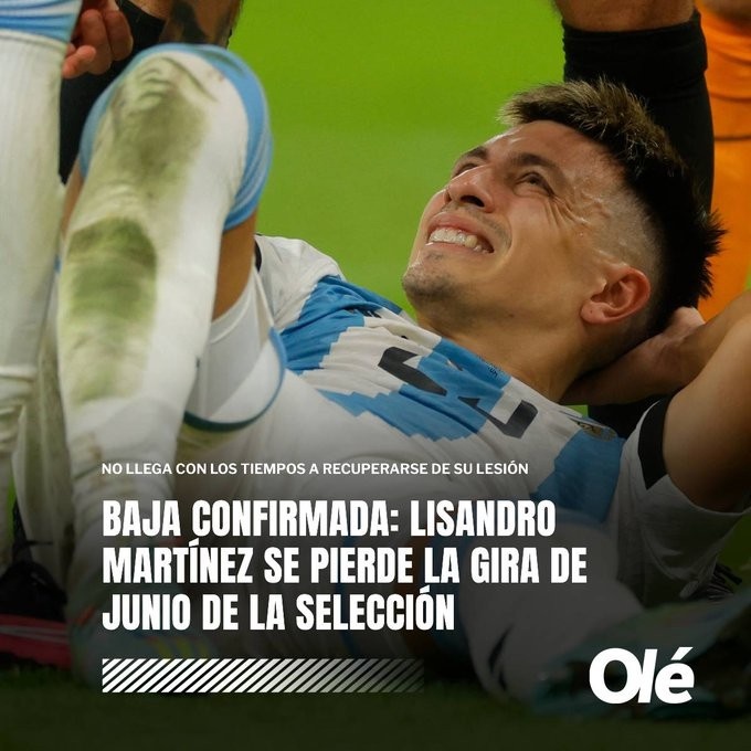 奥莱报：利桑德罗无缘参加阿根廷6月亚洲行，能赶上曼联季前赛