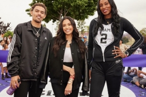 瓦妮莎-布萊恩特和特雷-楊捐贈新球場揭幕，為科比和吉吉紀念而建