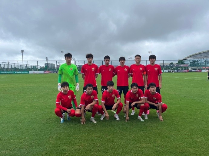 U21联赛总决赛第四阶段首轮，上海海港U21队2-1战胜大连人U21队