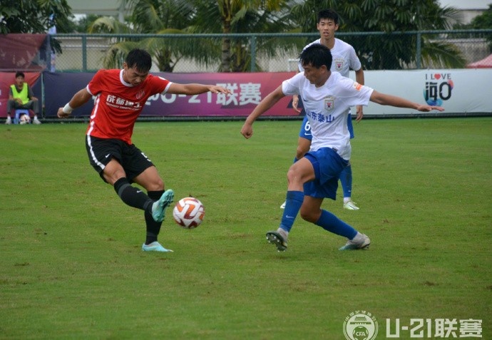 刘国宝造点并破门，山东泰山U21队2-1逆转成都蓉城U21队