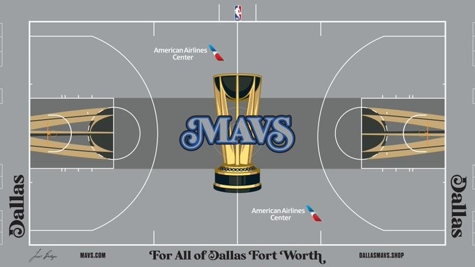 更喜欢哪个？NBA30支球队季中锦标赛球馆地板效果图出炉?