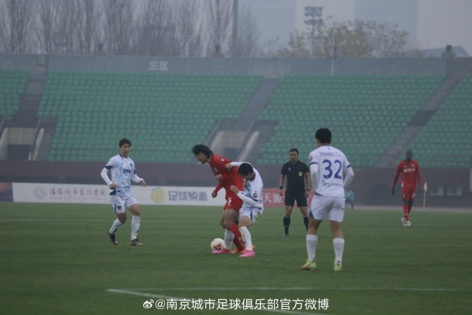 南京城市客场0-3辽宁沈阳城市，以第5名结束2023赛季中甲联赛