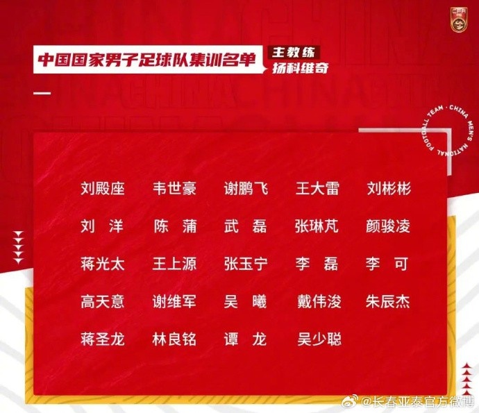 国足鹏城集结备战世预赛 亚泰老将谭龙第14次披上国家队战袍