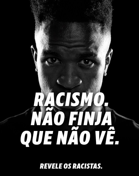 恰逢巴西黑人意识日，维尼修斯在巴西发起反种族歧视运动