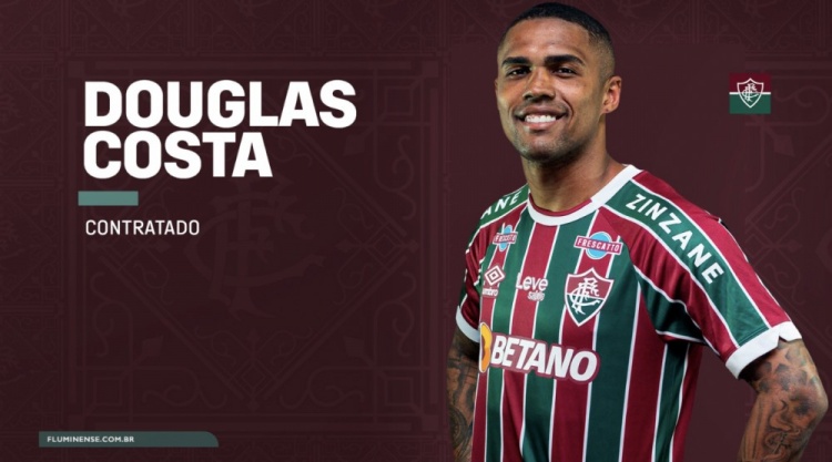 官方：33岁道格拉斯-科斯塔加盟巴西球队弗鲁米嫩塞
