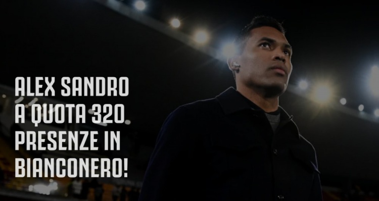 33岁桑德罗为尤文出战320场，并列队史出场第二多的外籍球员