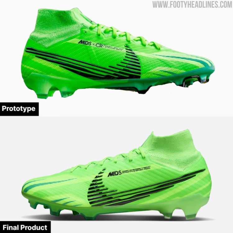 足球装备网站：Mercurial Dream Speed 8鞋面CR7标志移至鞋垫