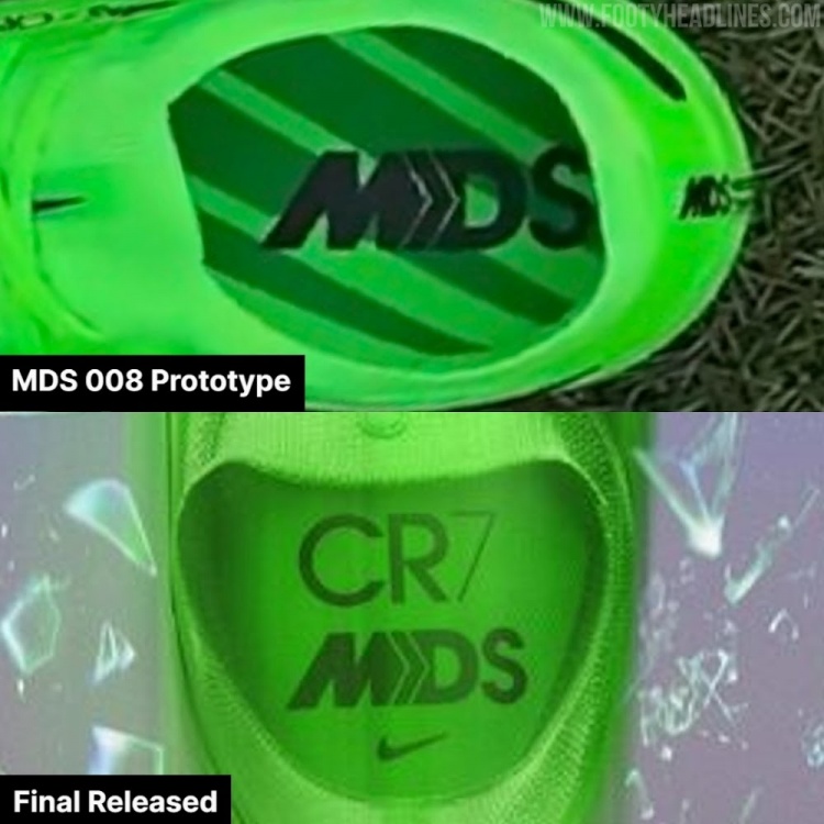 足球装备网站：Mercurial Dream Speed 8鞋面CR7标志移至鞋垫