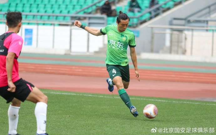 国安两场教学赛，2-0广西平果哈嘹、2-3辽宁铁人