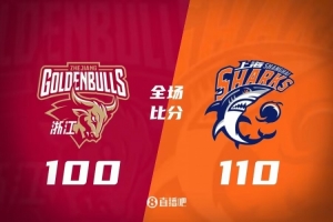 上海110-100击败浙江，大比分扳成1-1平