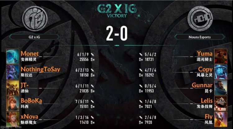 🎮这剧本我看过！Monet水人+NTS大鱼人高地游龙 G2xiG击败Nouns