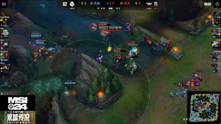 ?Faker整场被抓偷家救赎 Caps龙王孤掌难鸣 T1先拿赛点