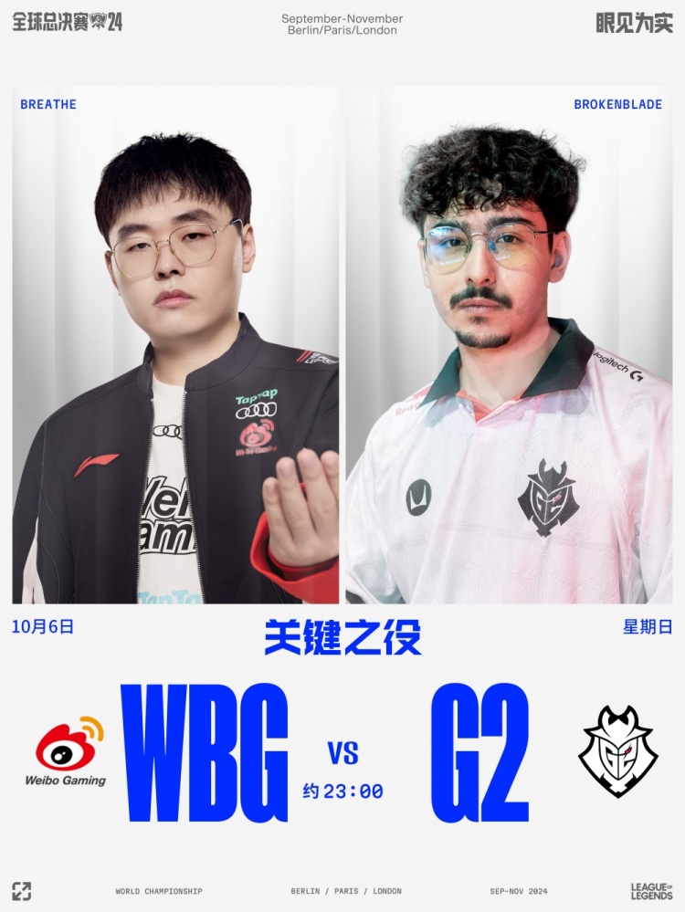 LPL战队今日赛程预告：TES vs FNC；BLG vs T1；WBG vs G2