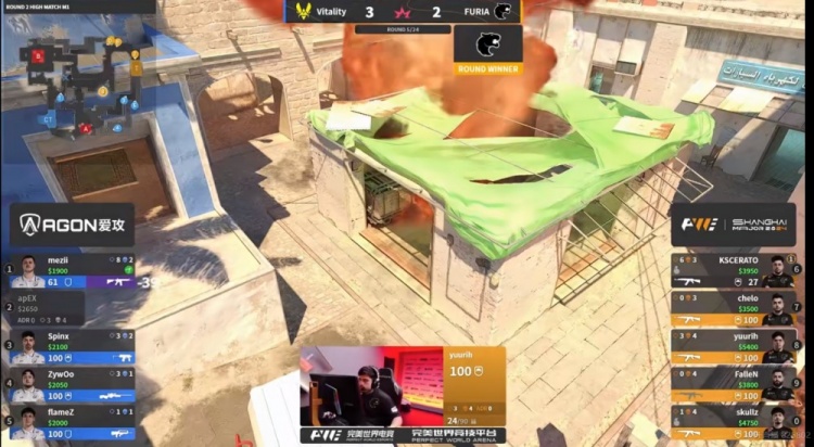 🎮别给载物送狙！关键局ZywOo三杀逆天改命 小蜜蜂加时击败黑豹