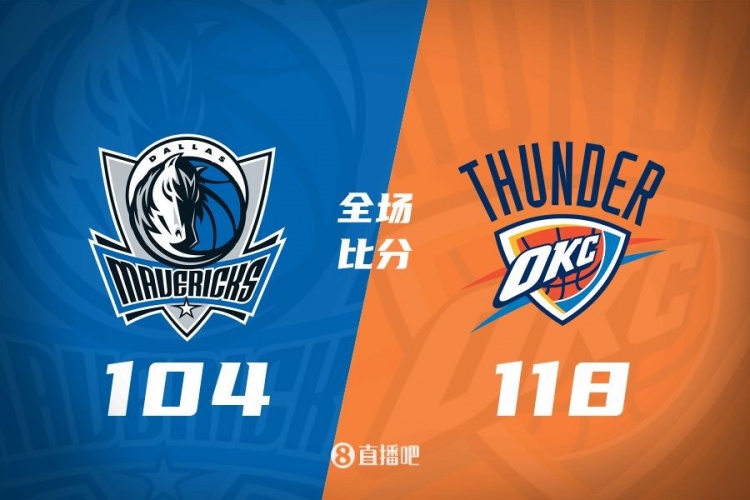 🏀NBA杯-SGA39+8 东契奇遭遇严防15中5 雷霆淘汰独行侠进半决赛