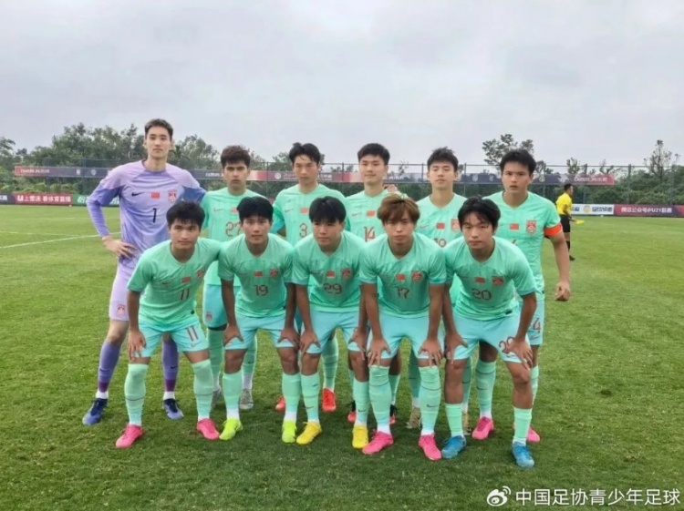 中国U21男足结束海口集训 阵容趋于稳定 战术风格成形