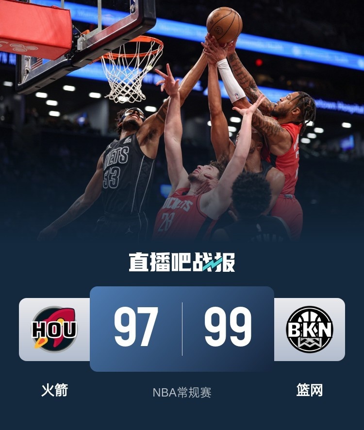 🏀申京复出24+20 阿门致命失误 篮网神奇六秒6分逆转双杀火箭