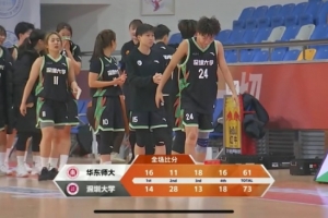 CUBAL东南赛区：深圳大学女篮以73-61战胜华东师大