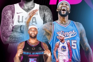 NBA球员考辛斯亮相蒙古联赛，Selenge Bodons大胜BCH骑士