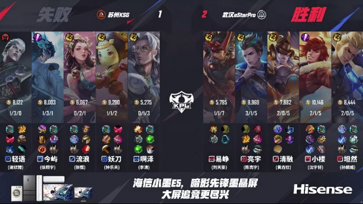 🎮坦然狂铁重锤出击拿下比赛胜利！eStar 2-1 KSG