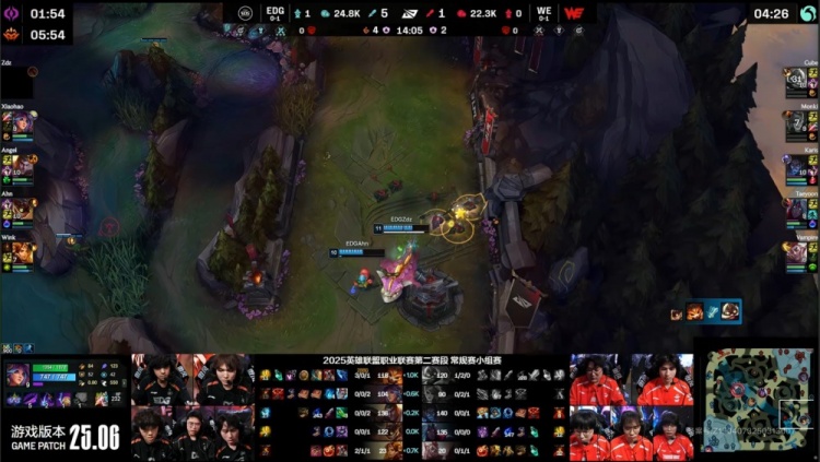 🎮Karis发狂丑陋绕后 Monki恶疾频发 Xiaohao金身护体 EDG1-0WE