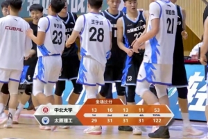太原理工大胜中北大学，轰出惊人大比分！