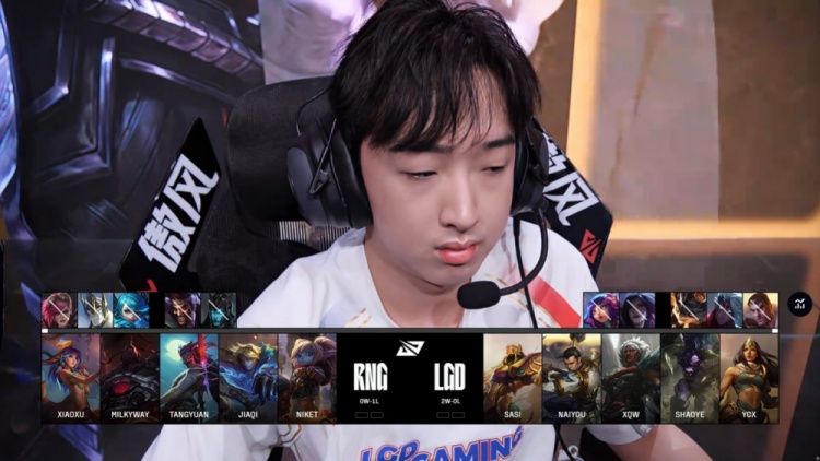 🎮RNG全线爆炸真想放假？Sasi安蓓萨游龙三杀 LGD先下一城