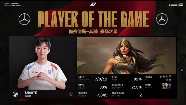 🎮RNG全线爆炸真想放假？Sasi安蓓萨游龙三杀 LGD先下一城