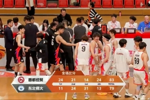 首都经济贸易大学逆转东北师范大学 拿下附加赛交叉赛首胜