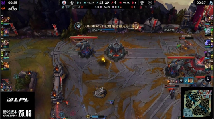 jinnianhui金年会🎮拥抱太阳之光!Ycx猛猛开团 xiaohao佛耶戈难变身 LGD1-1EDG