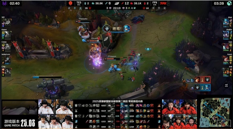 🎮Jwei泰坦敢开敢死砍两双战绩 三核团战轮流发力TES赢首局